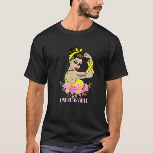 Endometriosis Warrior Unbreakable Arm Tattoo Stron T-Shirt