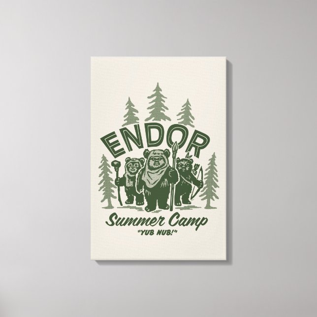 Endor Summer Camp Canvas Print (Front)