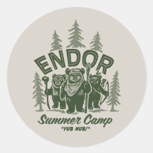 Endor Summer Camp Classic Round Sticker