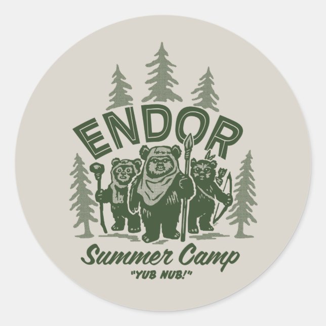 Endor Summer Camp Classic Round Sticker (Front)