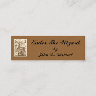Endor Wizardsepia, Endor The Wizard, byJohn R. ... Mini Business Card