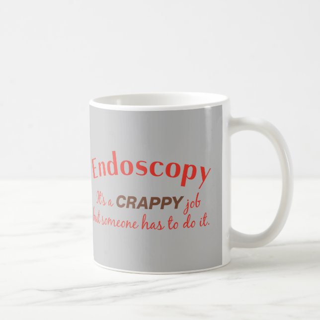 Endoscopy Humour Coffee Mug (Right)