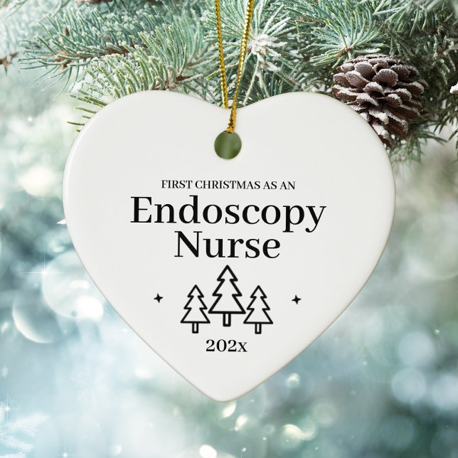Endoscopy Nurse First Christmas Ornament (Endoscopy Nurse First Christmas Ornament
)