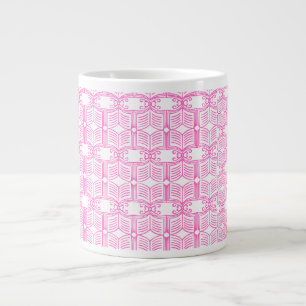 Endpaper Book Pattern Large Coffee Mug