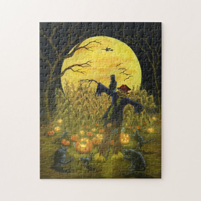 Endroit de Halloween puzzle orienté "Jack " (Vertical)