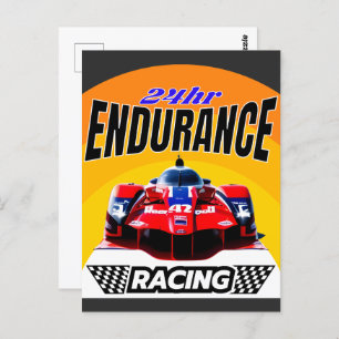 ENDURANCE RACING POSTCARD