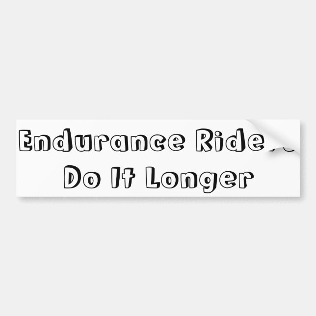 Endurance Riders Bumper Sticker (Front)