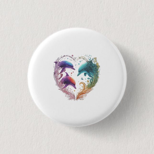 Enduring bond of love between sister and brother  1 inch round button (Front)