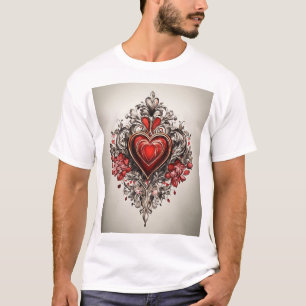 "Enduring Heartache" "Thorned Heart, Arrowed Soul" T-Shirt