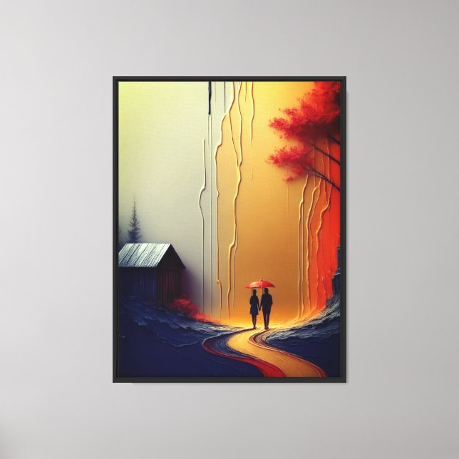 Enduring love and adventure Stretched Canvas Print (Front)