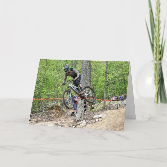 Enduro Mountain Bike Race Card (Front)