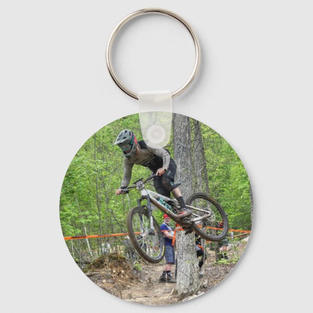 Enduro Mountain Bike Race Keychain (Front)