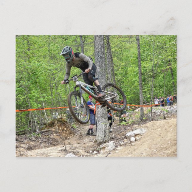 Enduro Mountain Bike Race  Postcard (Front)