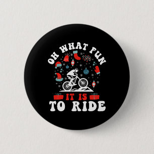 Enduro Mtb Mountain Bike Riding Downhill Christmas 2 Inch Round Button