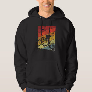 Enduro MTB Mountain Bike Riding Downhill Retro Vin Hoodie