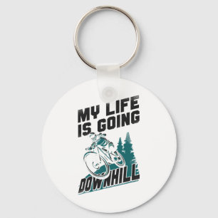 Enduro Mtb Mountain Bike Riding Downhill Vintage M Keychain