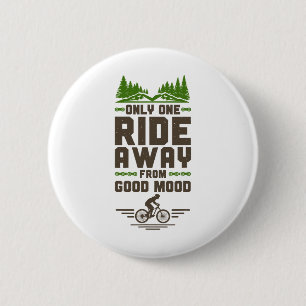 Enduro Mtb Mountain Bike Riding Downhill Vintage O 2 Inch Round Button