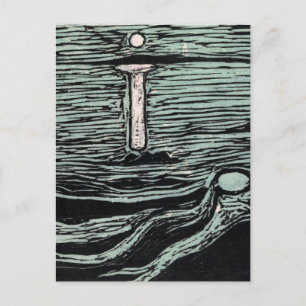 Endvard Munch Mystical Shore Postcard
