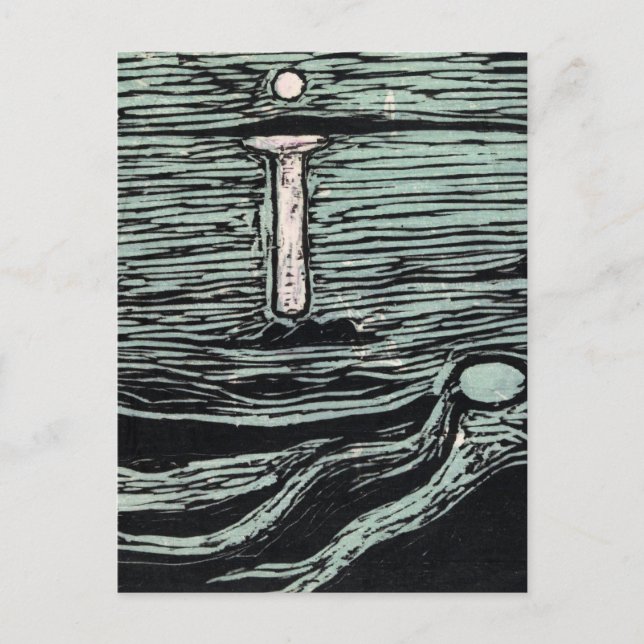 Endvard Munch Mystical Shore Postcard (Front)