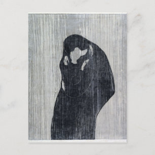 Endvard Munch The Kiss IV Postcard
