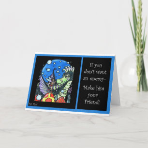 Enemies and friends card