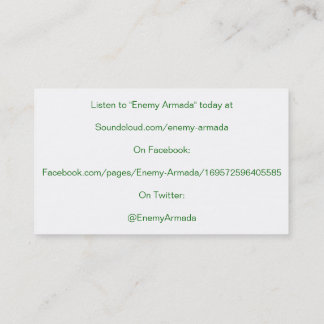 Enemy Armada Promotion Card