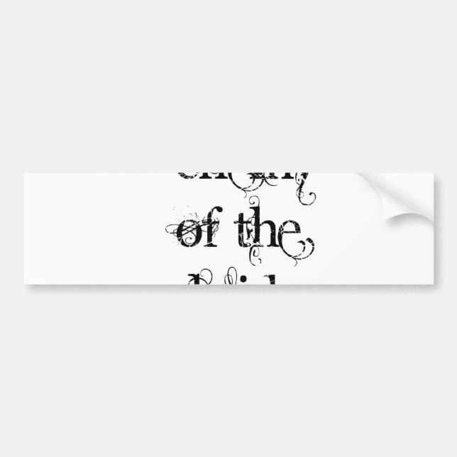 Enemy of the Bride Bumper Sticker (Front)