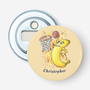 Energetic Banana Slam Dunk Fruitarian Power Pop Bottle Opener