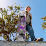 Energetic, Colourful Abstract Fractal Art Flower Skateboard<br><div class="desc">A multicolored powerful fantasy flower, 
unique floral fractal art.
Design for your decorative unusual skateboard and more.</div>