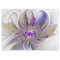 Energetic, Colourful Abstract Fractal Art Flower