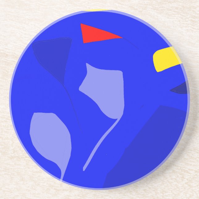 Energetic image Sandstone Coaster (Front)