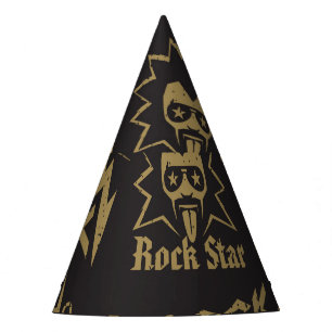 Energetic rock music essence party hat