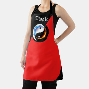 Energetic Yin Yang Symbol Apron