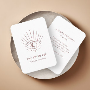 Energie Heiler Reiki Spiritual White Business Card