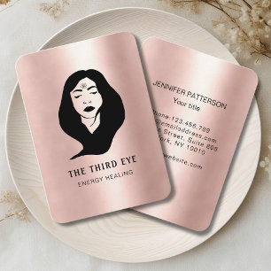 Energie Heiler Reiki Spirituell Visitenkarte Business Card