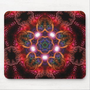 Énergie lumineuse Tapis de souris rose violet