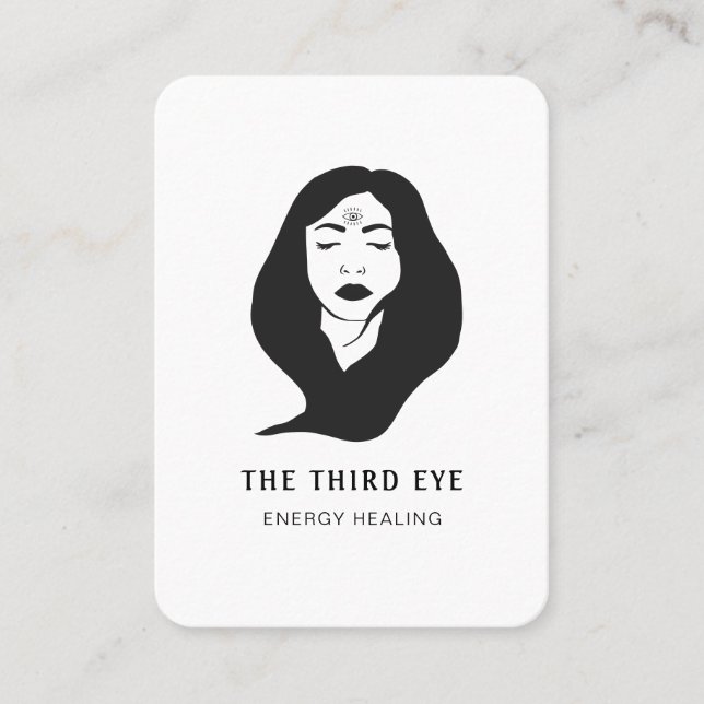 Énergie Reiki Spirituelle Carte de visite (Devant)