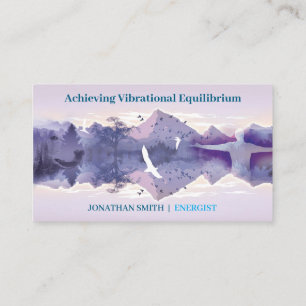 ENERGIST, Yoga, Healing, Mindfulness Coach Business Card