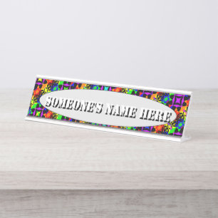 Energize by Kenneth Yoncich Desk Name Plate