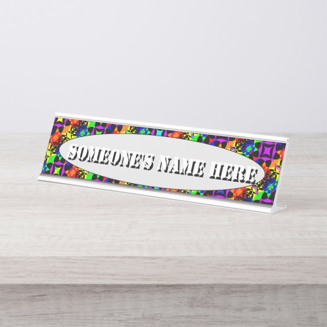 Energize by Kenneth Yoncich Desk Name Plate (Front)