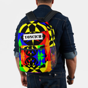 Energize by Kenneth Yoncich Printed Backpack