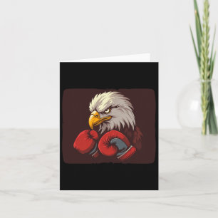 Energize Your Look With This Eagle In Boxing Glove Card