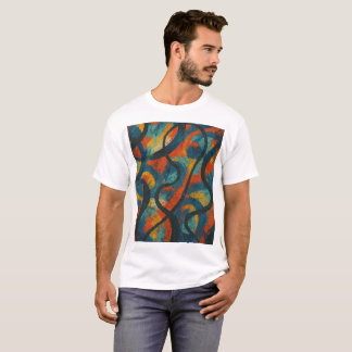 Energized Chaos - Abstract Expressionist Full-Fro T-Shirt