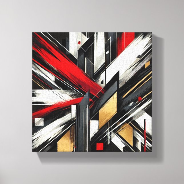 Energized Elegance Canvas Print (Front)