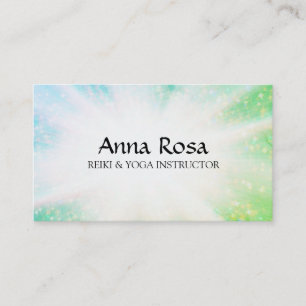 *~* Energy Bursts Rays Healing Sparkles Reiki Business Card