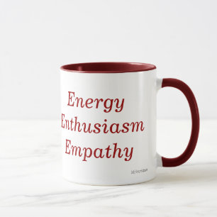 Energy Enthusiasm Empathy Mug