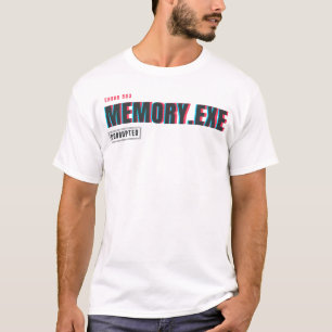 Energy.exe Timed Out Glitch Tech Humour Design T-Shirt
