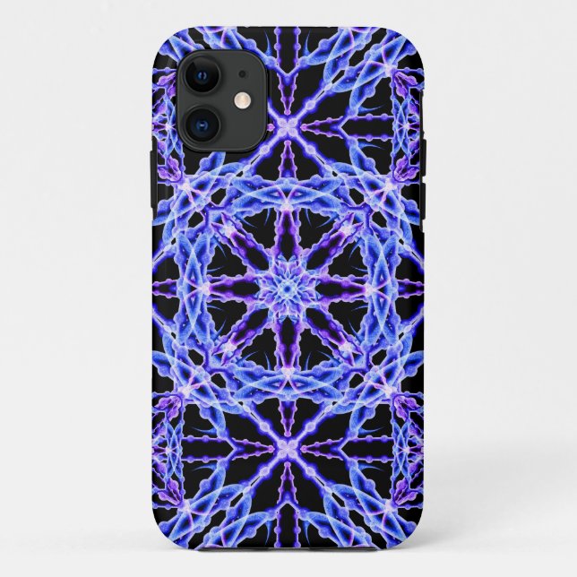 Energy Grid Mandala Case-Mate iPhone Case (Back)