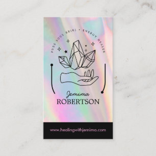 Energy Healer/ Intuitive/ Reiki/ Crystal Esoteric  Business Card