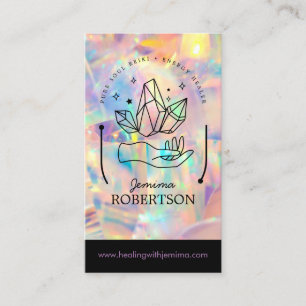 Energy Healer/ Intuitive/ Reiki/ Crystal Esoteric  Business Card